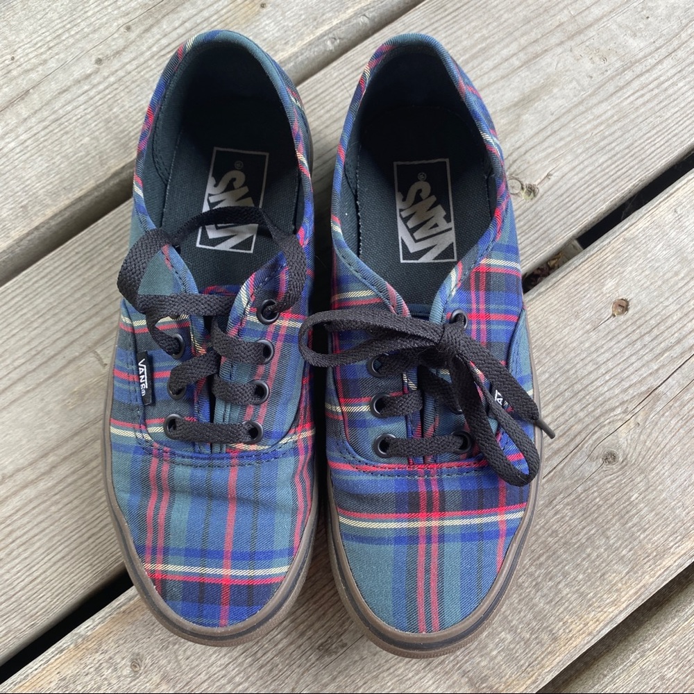 Like New || Tartan Plaid Vans - Picture 2 of 12